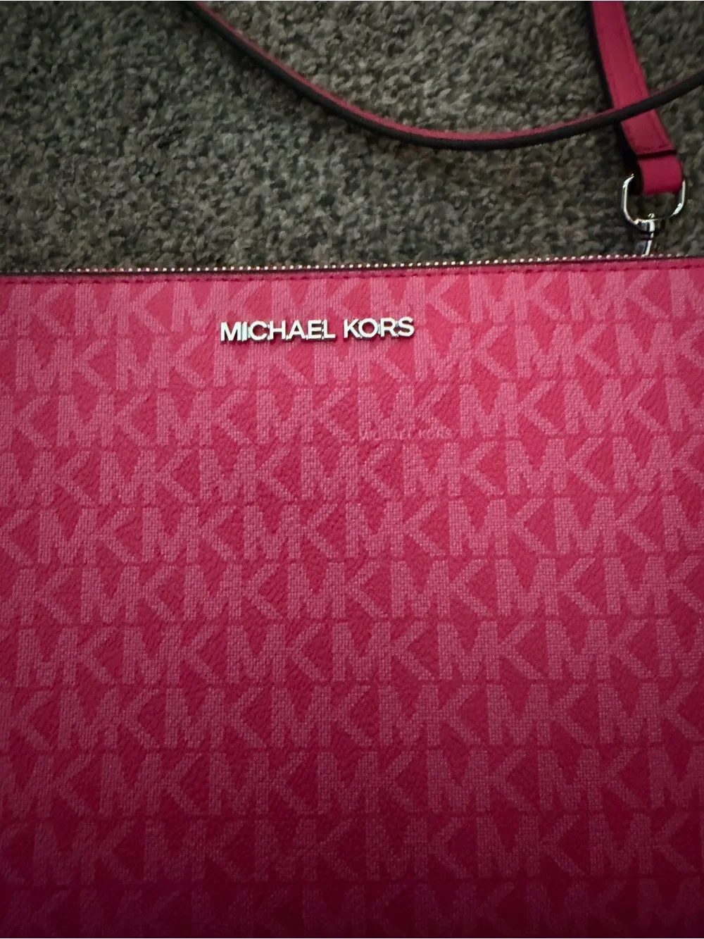 Michael Kors Pink Signature Crossbody Bag NWT